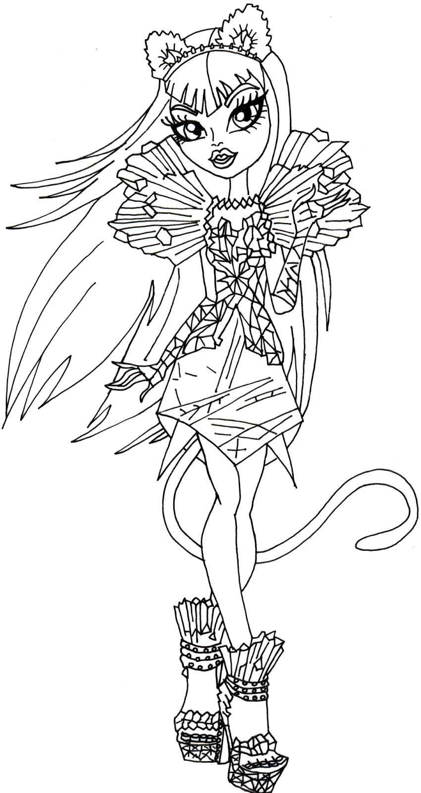 Monster High kolorowanki